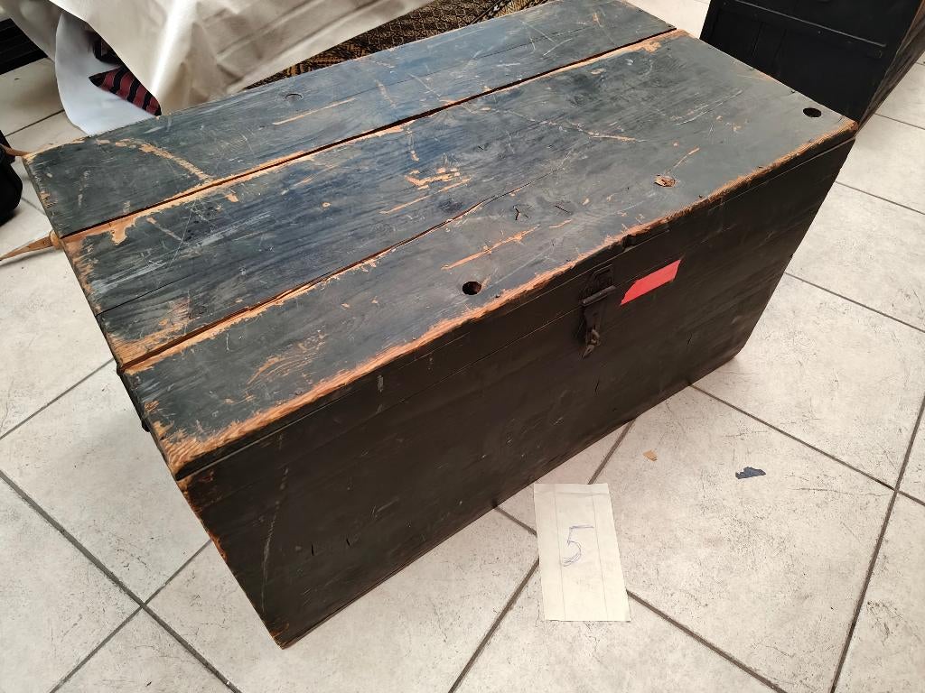 Houten kist 5, Ophalen, Grenenhout