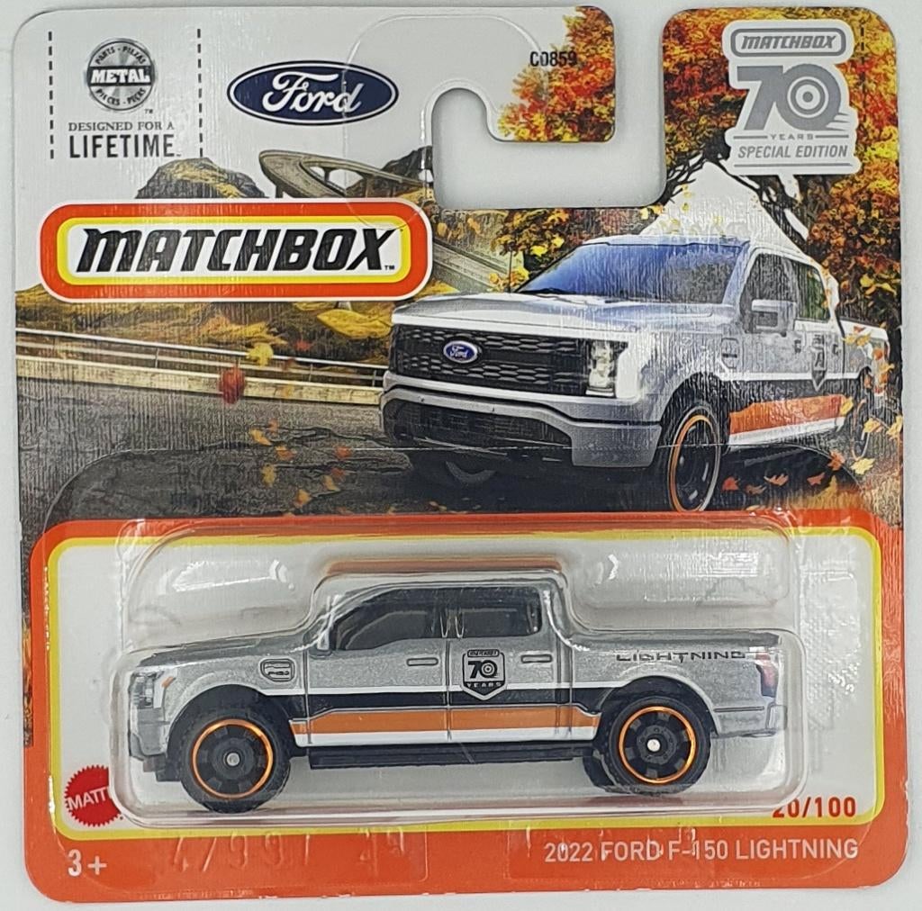 Matchbox - 2022 Ford F-150 Lightning - HLC83 - 1:64, Neuf, 333 Continental Boulevard, El Segundo, CA 90245, United States, Service.mattel.com
