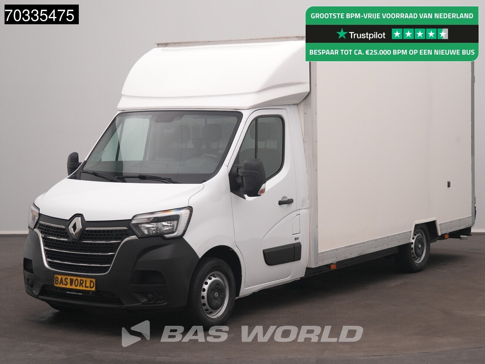 Renault Master 145PK Lowliner Bakwagen LED Navi Airco Cruise, Auto's, Stof, Gebruikt, 4 cilinders, Renault