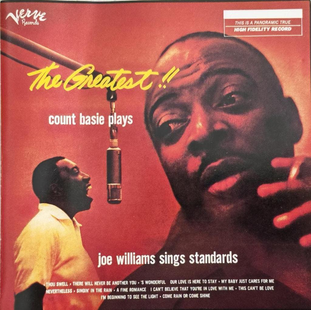 COUNT BASIE & JOE WILLIAMS - The greatest !! (CD), Cd's en Dvd's, Cd's | Jazz en Blues, Zo goed als nieuw, Jazz, 1940 tot 1960