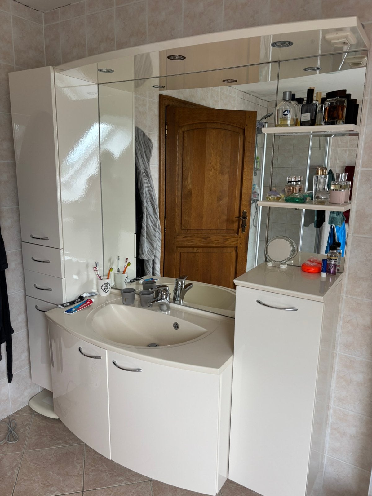 Meuble évier salle de bain, Maison & Meubles, Enlèvement, Comme neuf