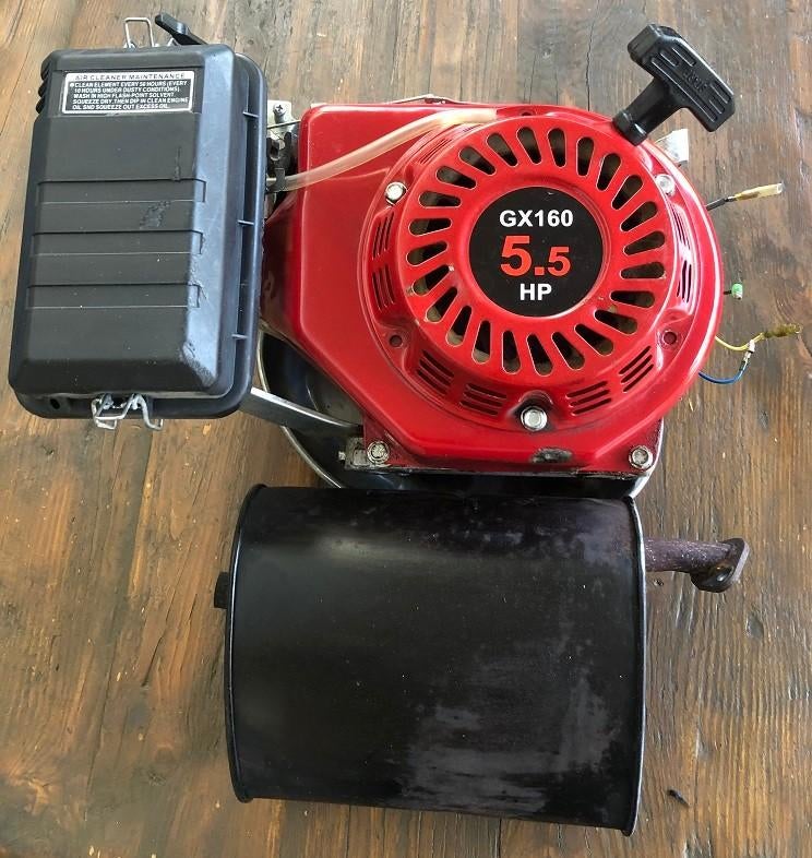 Benzinemotor voor stroomaggregaat GX 160 5.5 PK, Doe-het-zelf en Bouw, Ophalen of Verzenden, Gebruikt, Benzinemotor, 1800 rpm of meer