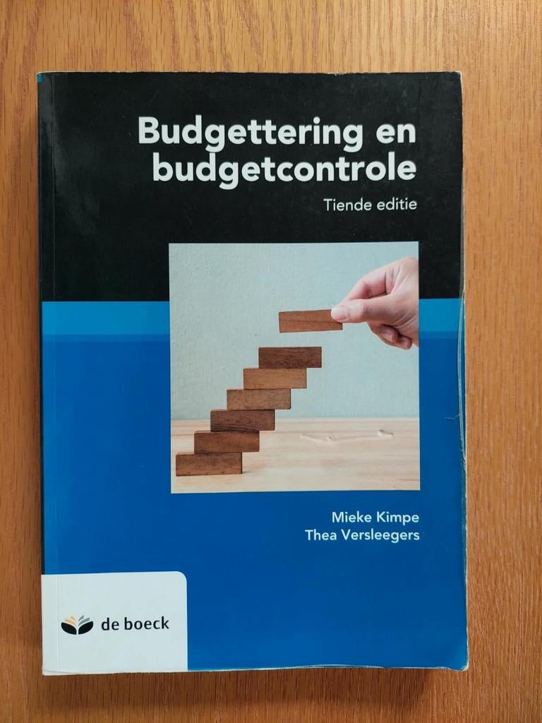 Budgettering en budgetcontrole - 10de editie, Boeken, Ophalen