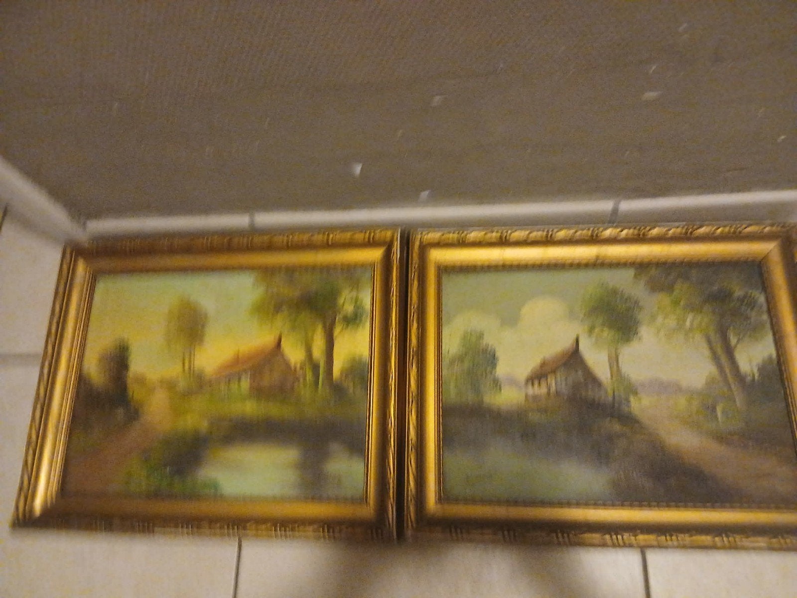2 schilderen op doek, Ophalen, Doek