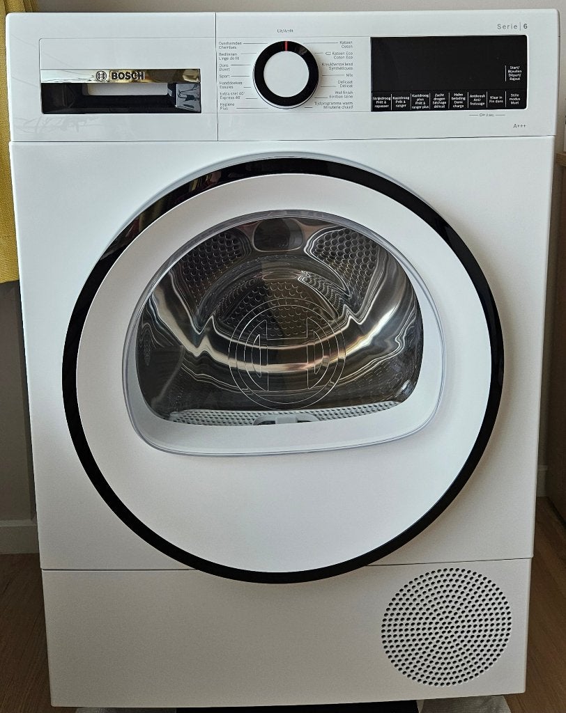 Sèche linge Bosch A+++, Electroménager, 6 à 8 kg, Programme laine, Comme neuf, Chargeur frontal