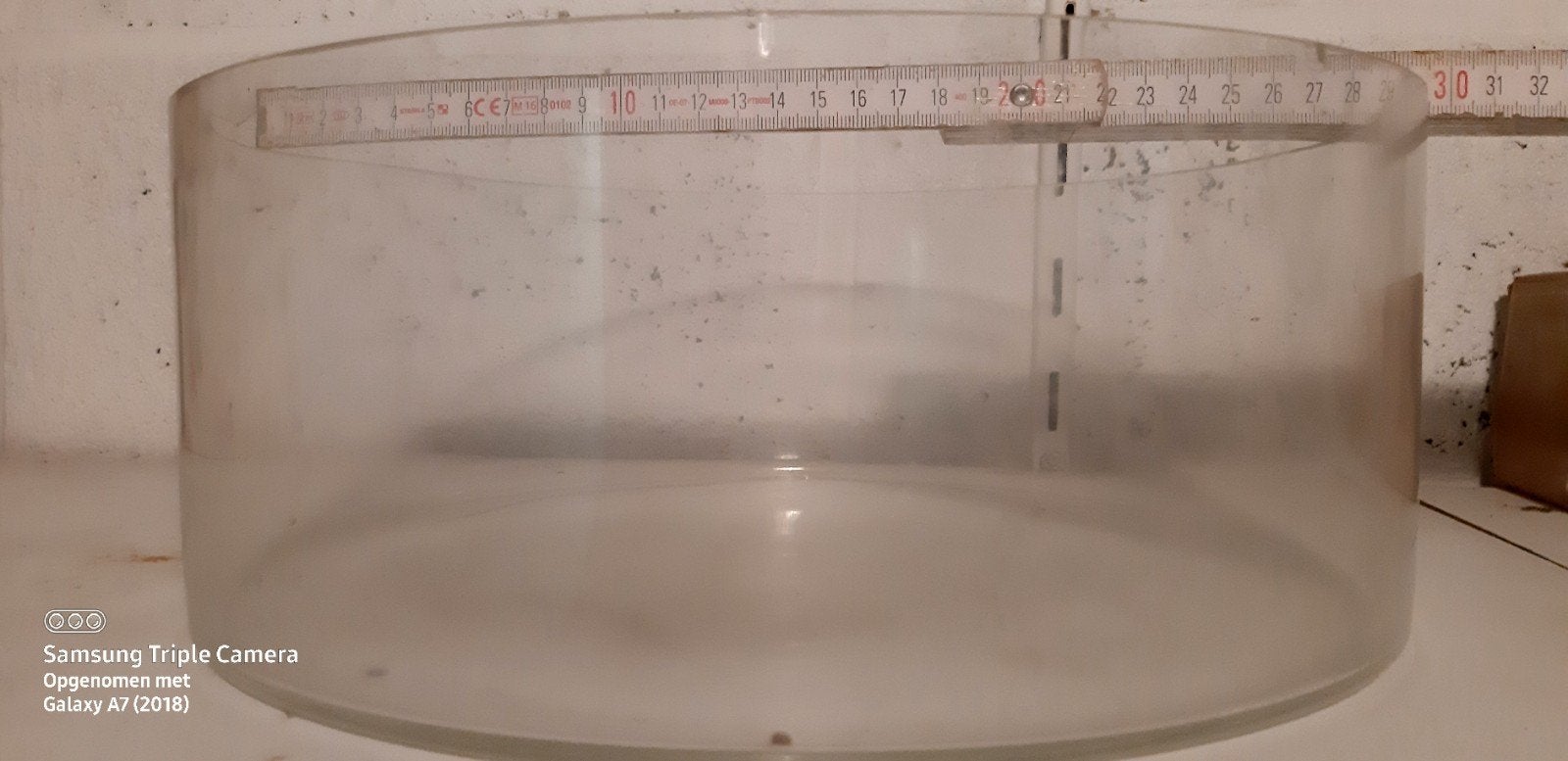Bocal en verre rond, Collections, Enlèvement, Utilisé