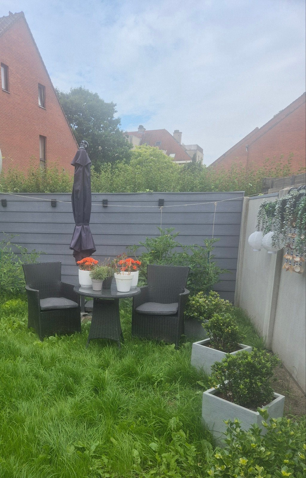 Set van 2 stoelen en tafel, Tuin en Terras, Schuttingen, Ophalen