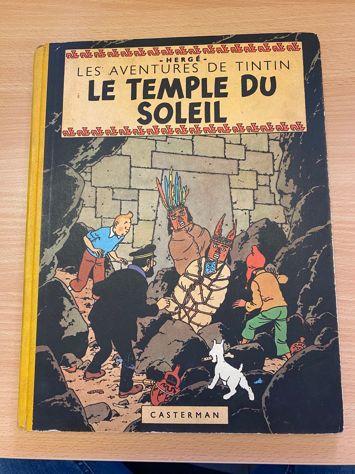 Originele uitgave Hergé– Le Temple du Soleil, Casterman 1949, Ophalen, Zo goed als nieuw