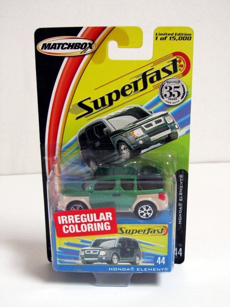 Matchbox Superfast Honda Element #44 IRREGULAR COLORING 2004, Ophalen of Verzenden, Nieuw, Auto, Matchbox