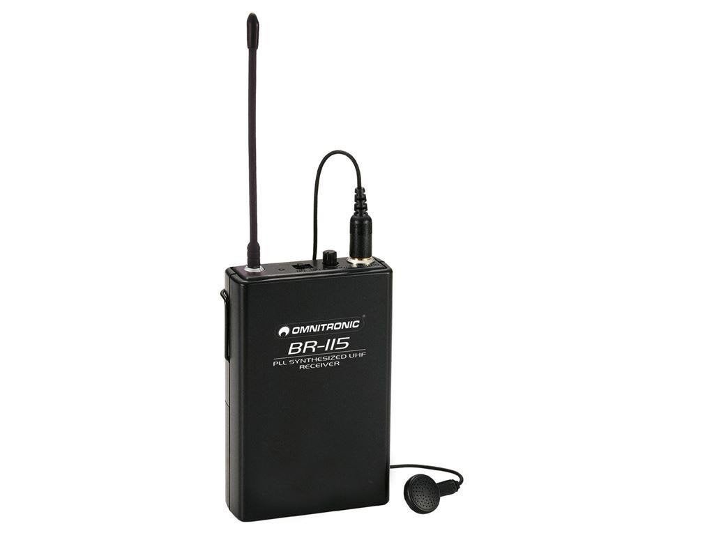 OMNITRONIC BR-115 Bodypack-ontvangerset, Enlèvement ou Envoi, Neuf