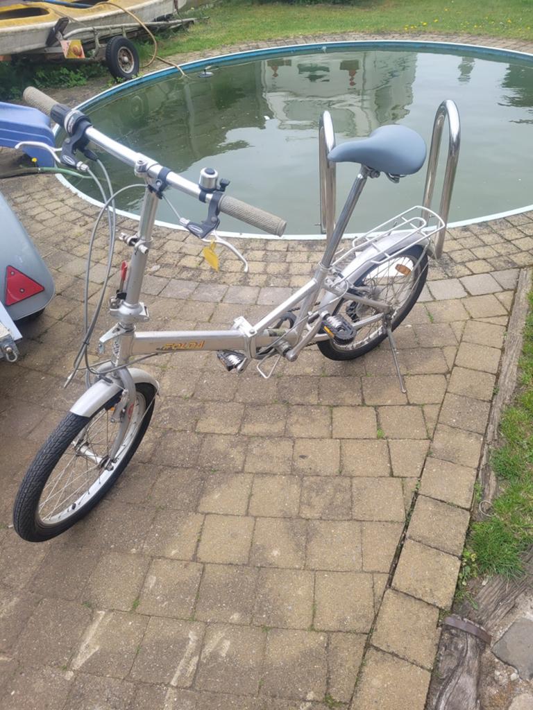Vouwbare minifiets, Ophalen