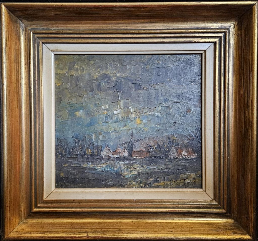 Schilderij 'Rik Canty" Latemse schilder, Ophalen