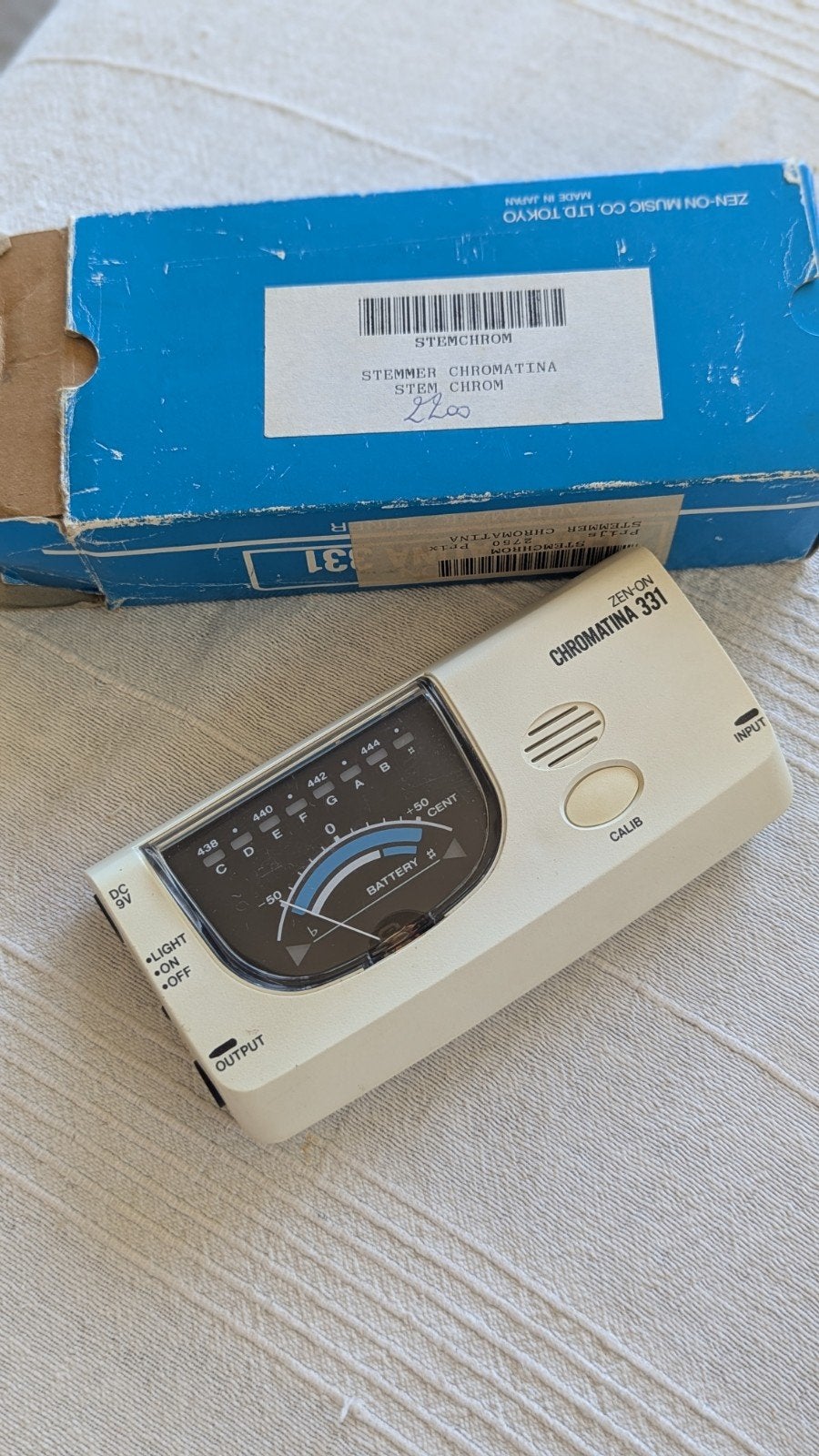 Vintage Zen-On Chromatina 331 Chromatic Tuner Japan – Origin, Musique & Instruments, Enlèvement ou Envoi, Neuf