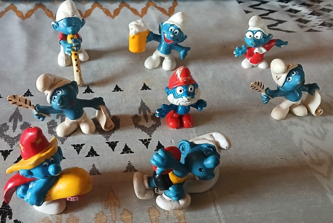 Smurfen ophalen in viane, Ophalen