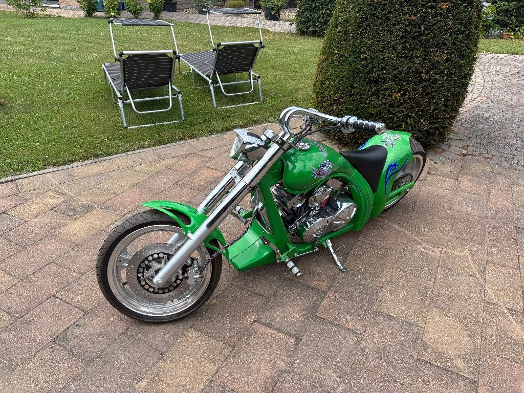 Chopper Custom 125cc Look Harley, Motoren, 2 cilinders, Occasion, Chopper, Particulier