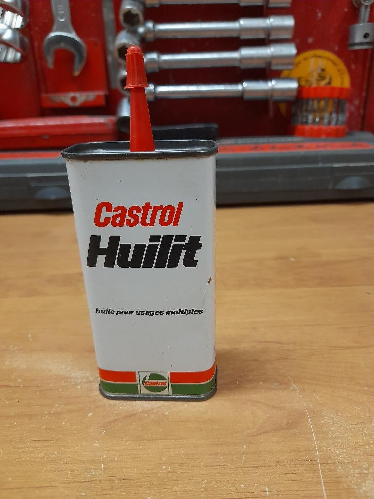 ancienne burette huile vide castrol huilit, Envoi, Utilisé, Autres types