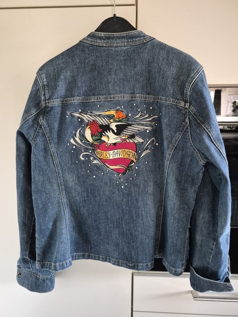 prachtige harley davidson vintage  jack, Motoren, Harley-Davidson, Jas | textiel, Ophalen of Verzenden, Dames