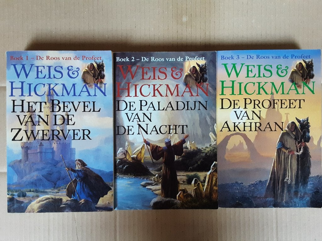 Weis & Hickman >> LA ROSE DU PROPHÈTE (série complète)., Livres, Fantastique, Enlèvement ou Envoi, Utilisé, Weis & Hickman