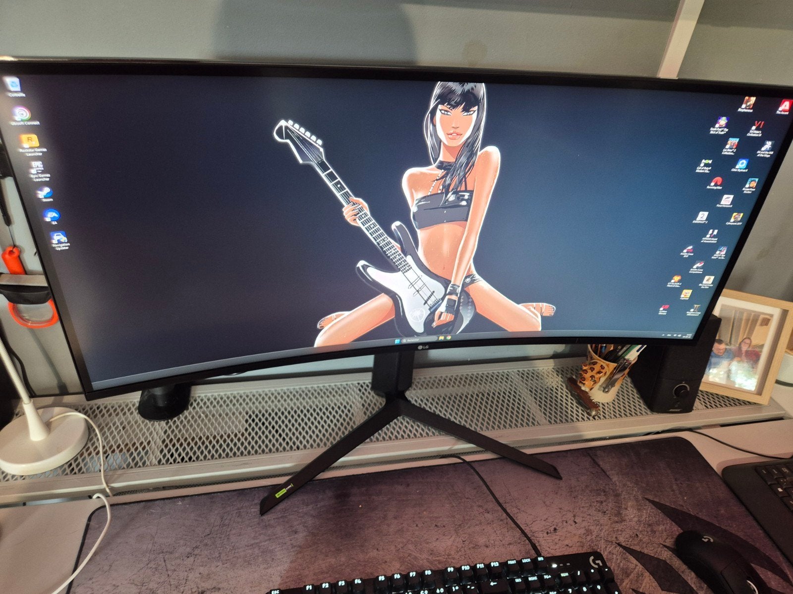 ecran gamer ultrawide LG 34GN850P-B.A, HD, Enlèvement, Ultrawide, LG