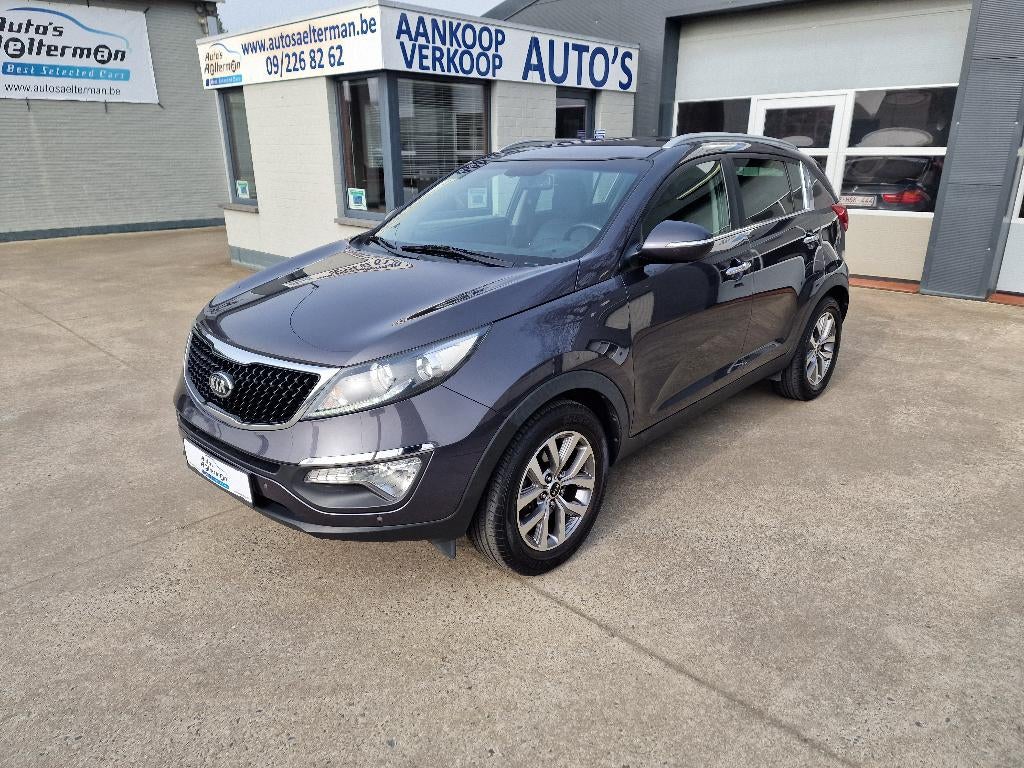 Kia Sportage 1.6i 2WD LEDER * VERWARMDE STOELEN V & A, Autos, Kia, Cuir, Achat, 135 kW, Entreprise