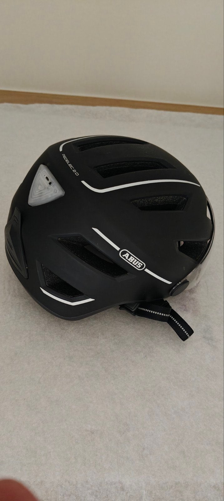 fietshelm Abus, Fietsen en Brommers, Fietsaccessoires | Fietshelmen, Ophalen of Verzenden, Gebruikt, Heer of Dame, ABUS