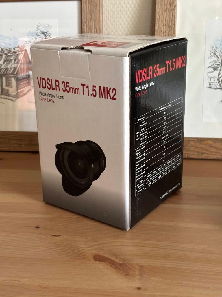 Samyang VDSLR 35mm T1.5 MK2 Fuji X --- NIEUW!, Ophalen, Nieuw, Standaardlens