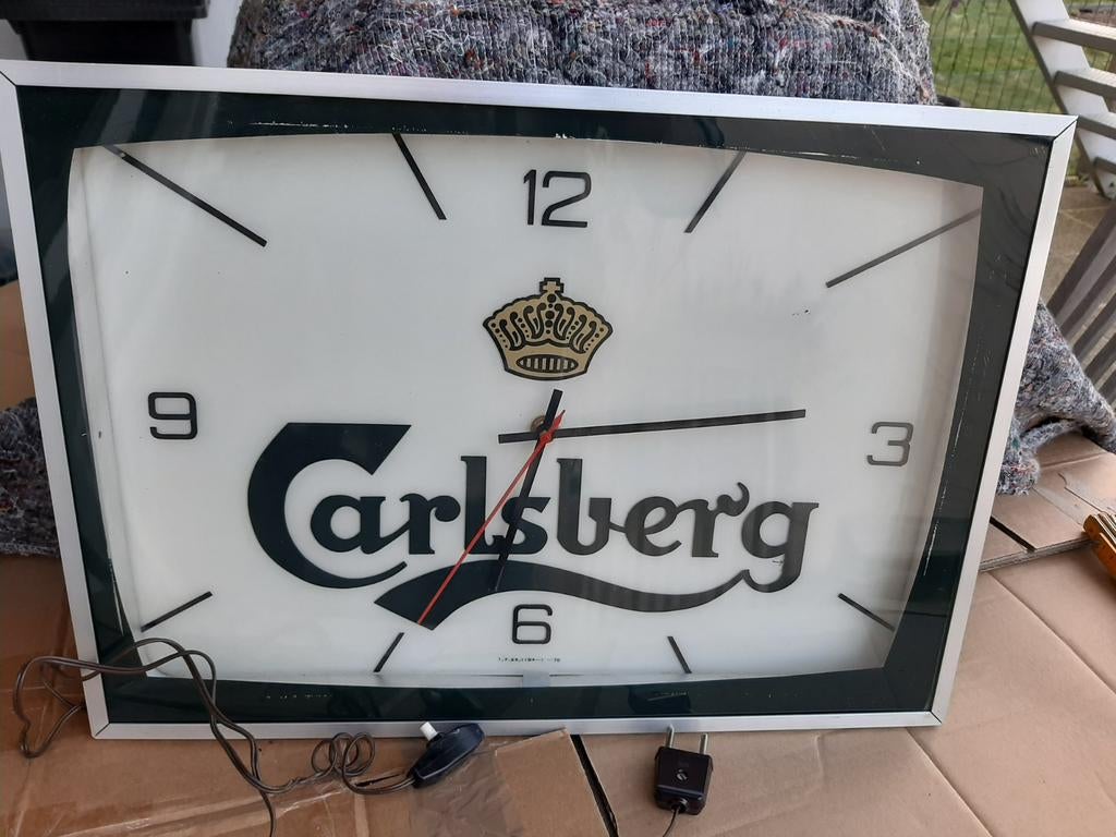 CARLSBERG reclameklok uit de jaren 70