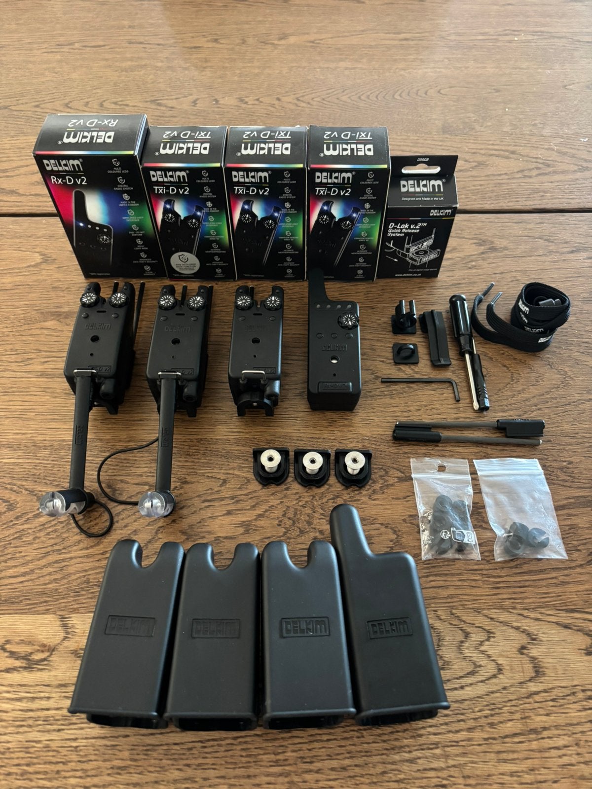 Delkim v2 set met alles bij van accesoires, Enlèvement, Comme neuf
