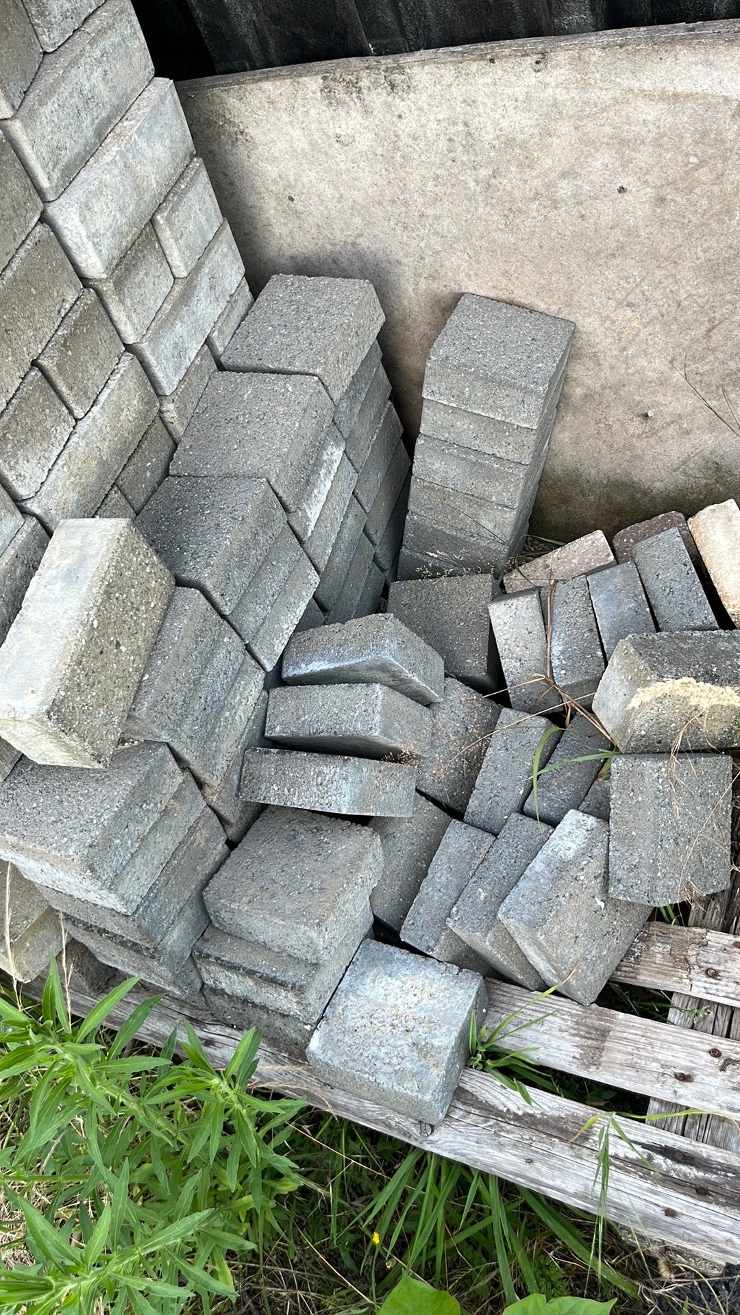 Gratis grijze klinker, Enlèvement, Comme neuf, Briques