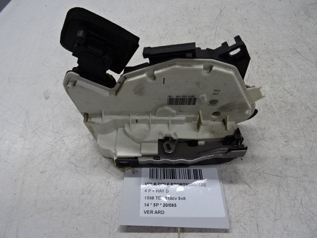 PORTIERSLOT RECHTS ACHTER Volkswagen Golf Sportsvan (AUVS), Gebruikt, Volkswagen, Volkswagen AG, Achter