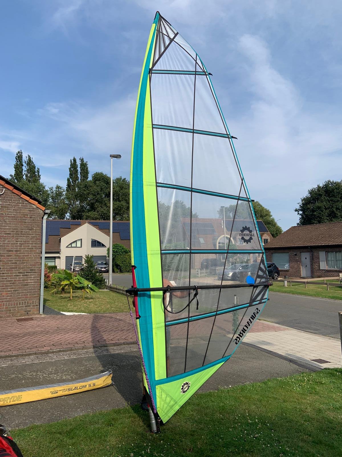Windsurf zeilen 6,5 en 5,5, Watersport en Boten, Windsurfen, Gebruikt, 5 tot 6.5 m², Zeil, Ophalen