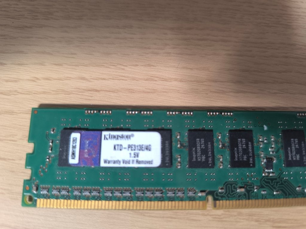 ram 4go ddr3 ecc Kingston 1333MHz KTD-PE313E/4G 1.5V (1), Gebruikt, Server, DDR3, Ophalen of Verzenden