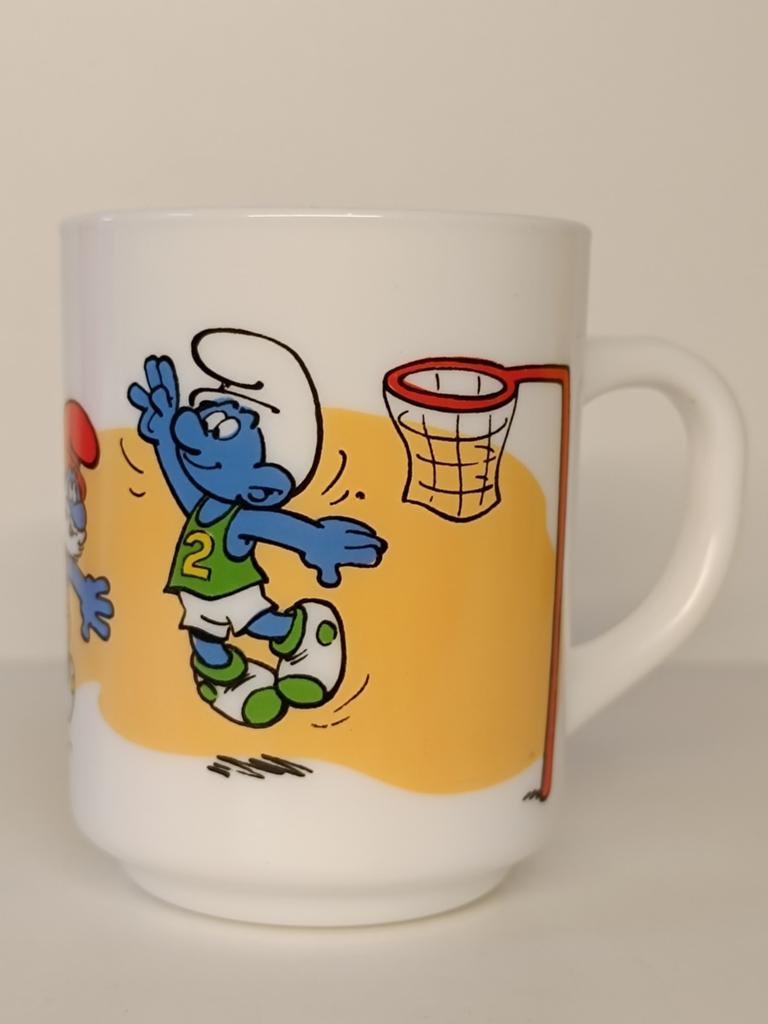 Smurfen Peyo Arcopal 1991 vintage mok, Collections, Schtroumpfs, Enlèvement ou Envoi