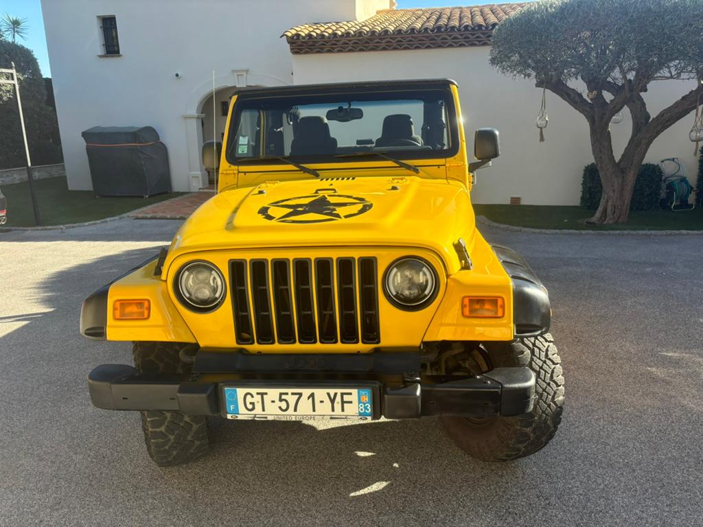 Jeep 3 porte de 2004 LPG , 95, bio etanol tre gros avantage, Autos, Achat, Jaune, 6 cylindres, Particulier