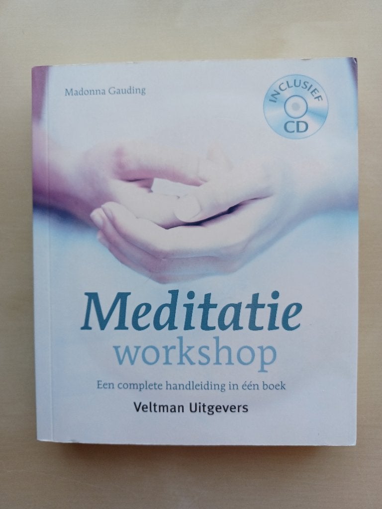 Meditatie Workshop (boek + CD), Meditatie of Yoga, Madonna Gauding, Ophalen of Verzenden, Zo goed als nieuw