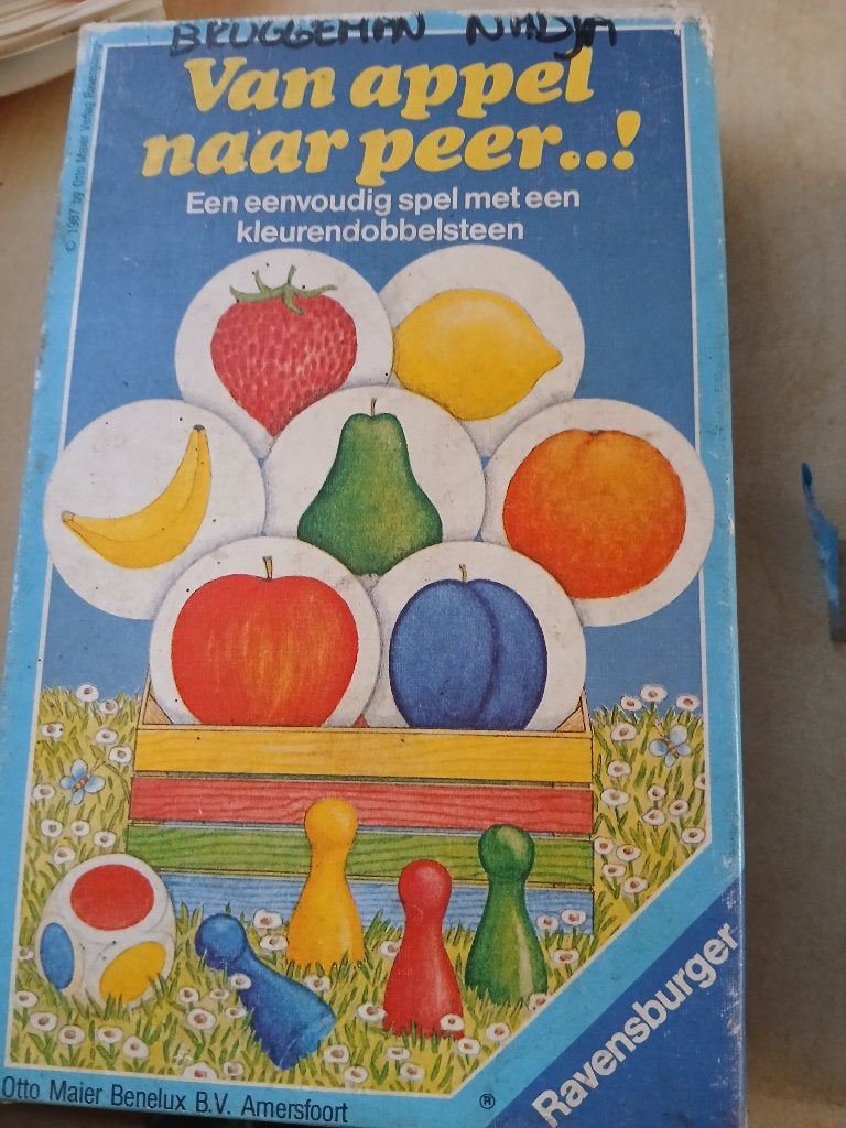 Van appel naar peer!, Drie of vier spelers, Ophalen, Gebruikt, Ravensburger