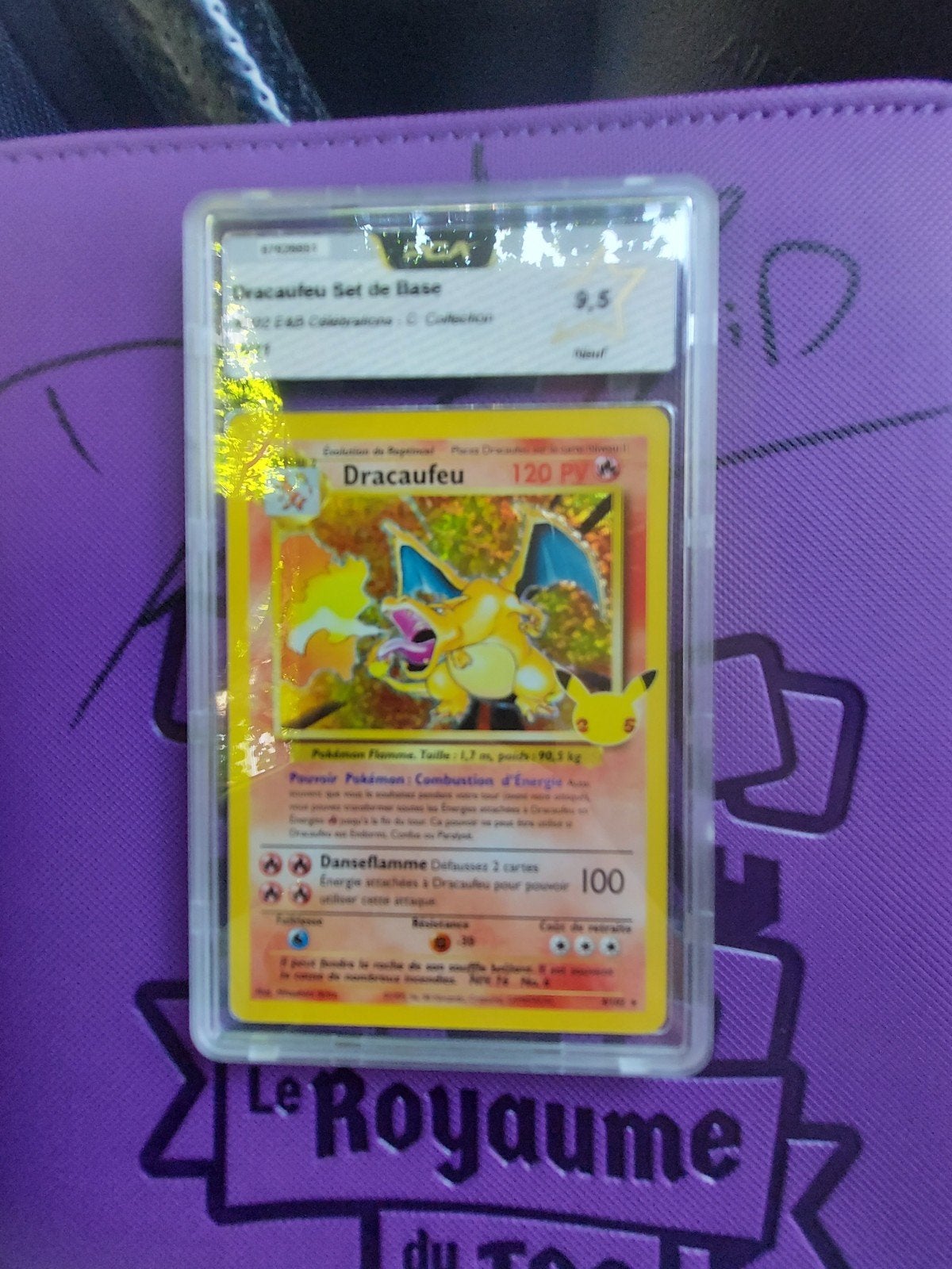 Echange  dracaufeu  celebration  pca 9 5