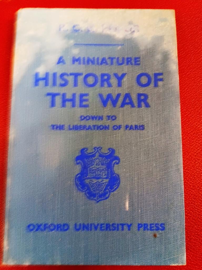 A MINIATURE HISTORY OF THE WAR, Enlèvement, Deuxième Guerre mondiale