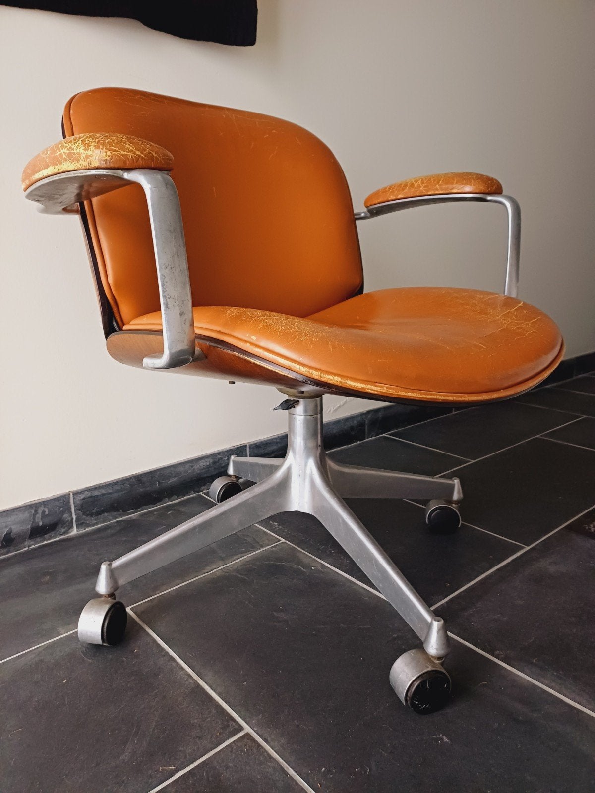 vintage bureau stoel, Huis en Inrichting, Ophalen, Bureaustoel