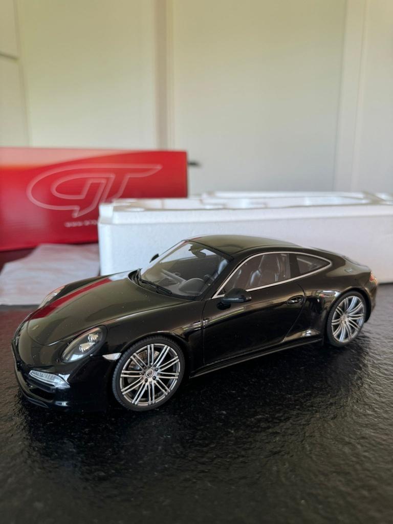 Porsche 911 Black Edition 1/18, Hobby en Vrije tijd, Modelauto's | 1:18, Ophalen of Verzenden, Nieuw, Auto