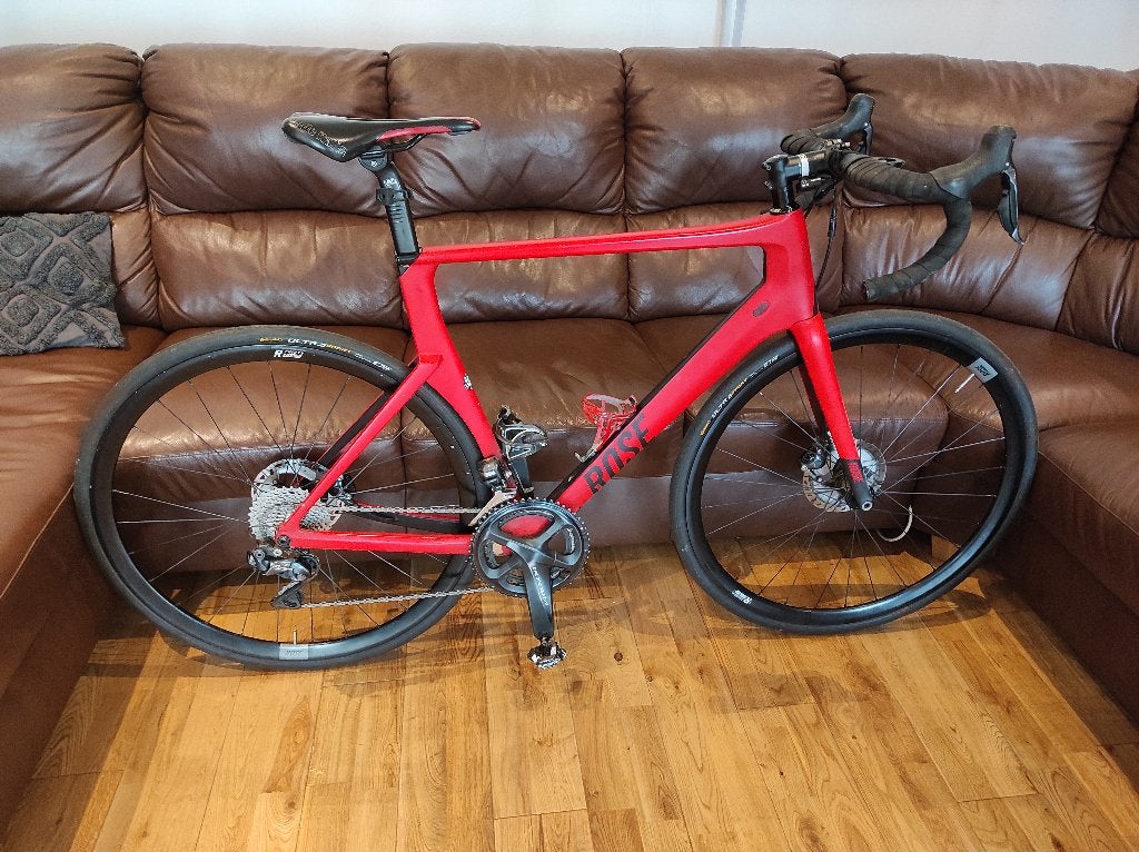Rose - 2021 - Ultegra Di2 - Maat L, Ophalen, 28 inch, Gebruikt, Carbon