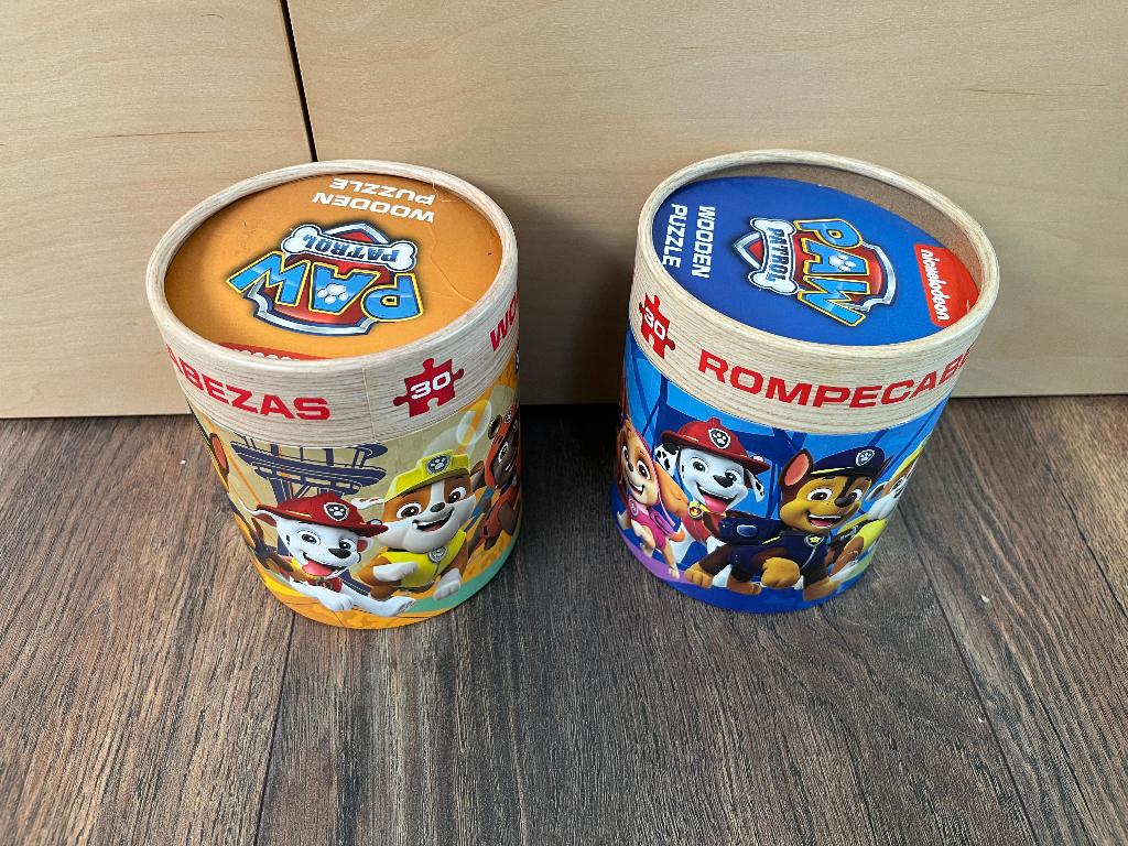 houten puzzels Paw Patrol, Enlèvement, 10 à 50 pièces, Comme neuf, 2 à 4 ans