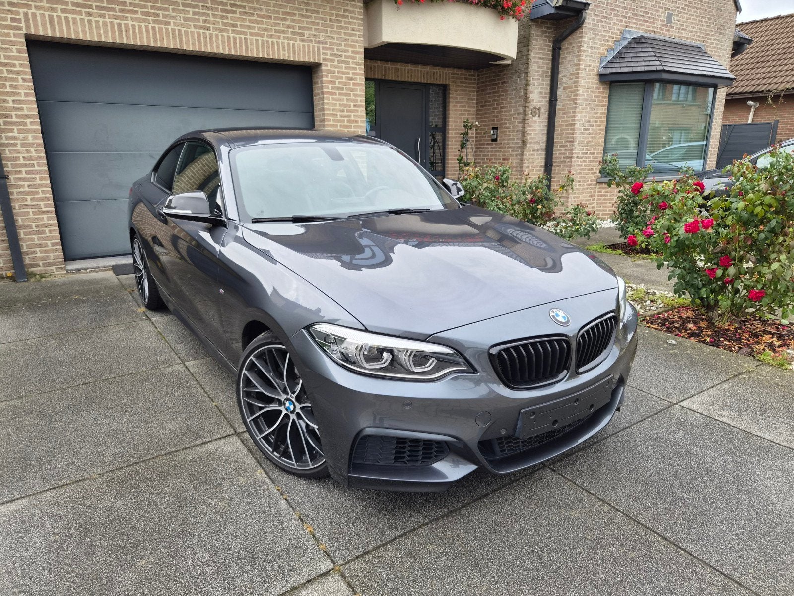 BMW 218 COUPE / M PACK / CAMERA / XENON / SHADOW LINE, Autos, BMW, Cuir, Argent ou Gris, Euro 6, Entreprise