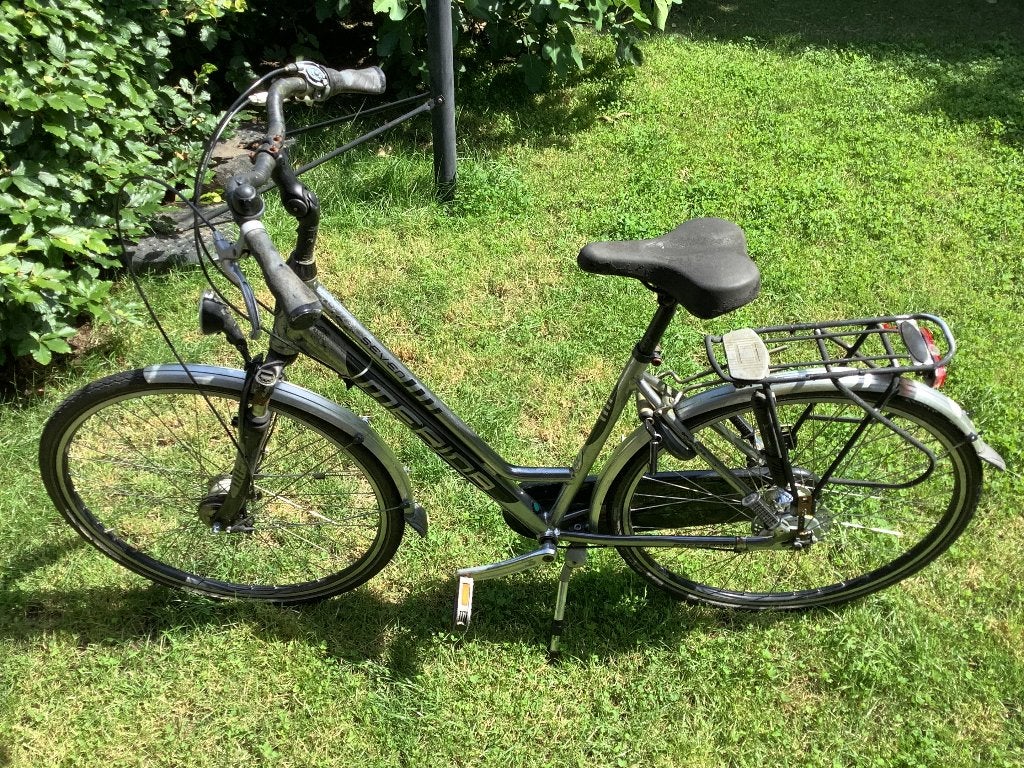 Merida Seven damesfiets 7 versnellingen - maat S/M, Fietsen en Brommers, Gebruikt, Versnellingen, Trommelrem, Ophalen