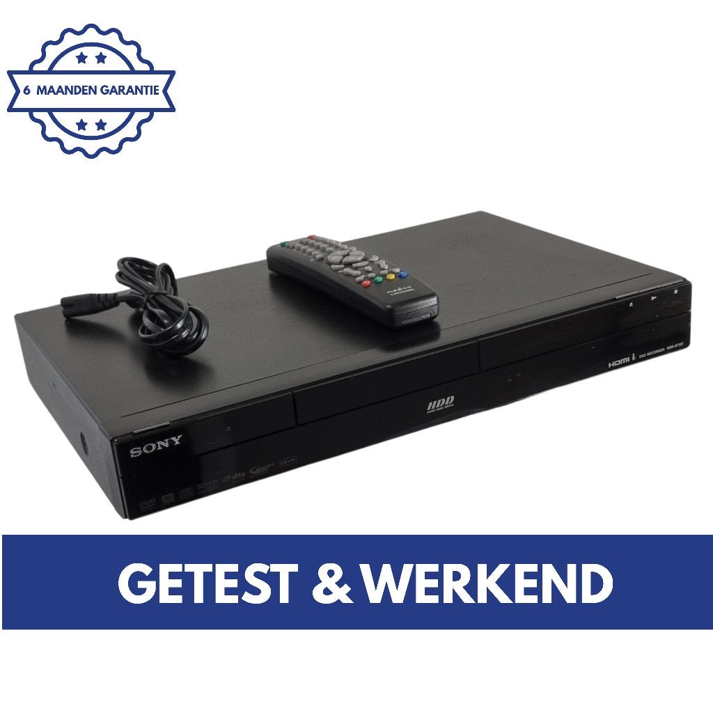 Sony RDR-AT107 | DVD Recorder | HDMI | DVD Speler, Audio, Tv en Foto, Verzenden, Met harddisk, Dvd-recorder, Zo goed als nieuw