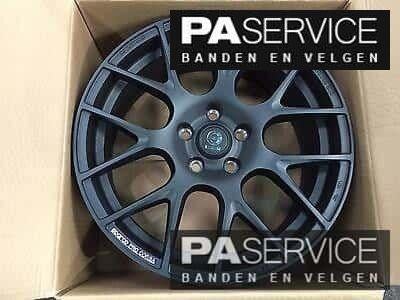Nw 17 inch Matblack Sparco Mini F56 F57 set inc Dunlop TPMS, -, -, Banden en Velgen, Nieuw
