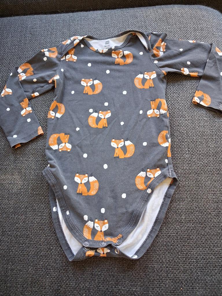 3 Rompertjes lange mouw - maat 86/92, Enfants & Bébés, Vêtements de bébé | Autre, Enlèvement, Comme neuf, HEMA., Garçon ou Fille