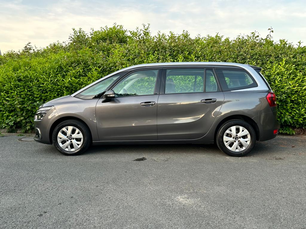 Citroën C4 Spacetourer Automaat 1.5 Diesel 20120 €6d Airc, Auto's, Citroën, Monovolume, 4 cilinders, 7 zetels, Leder