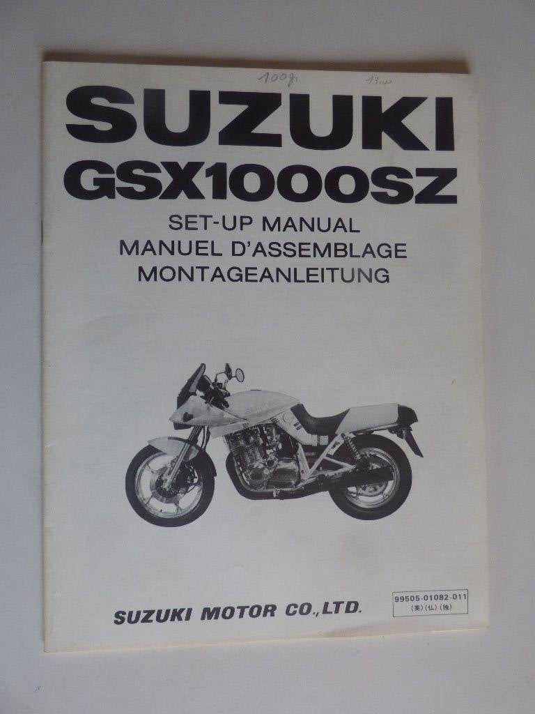 MANUEL DE MONTAGE SUZUKI GSX1000SZ, Motos, Modes d'emploi & Notices d'utilisation, Enlèvement ou Envoi, Suzuki