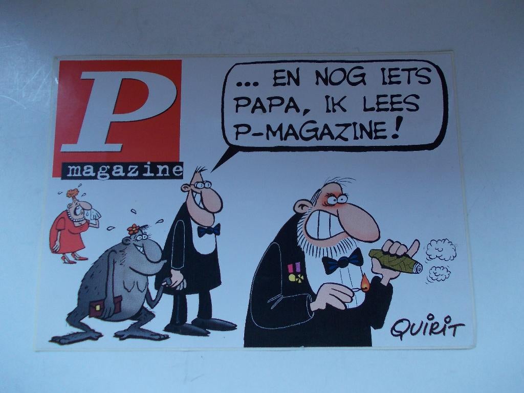 Stickers P-Magazine, Ophalen of Verzenden, 1980 tot heden, Tijdschrift